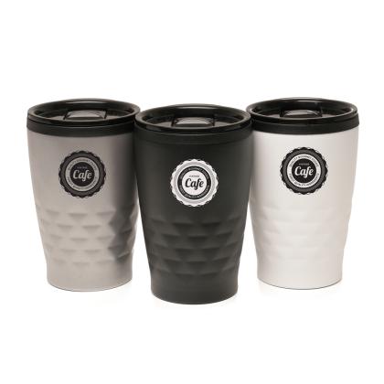Ashford Geo 360ml Coated Tumbler (Black, Gunmetal & White)