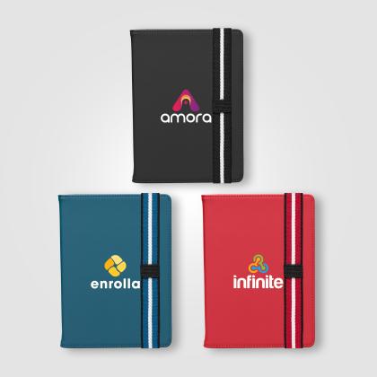 Newport Recycled Chevron Refillable Journal - A5