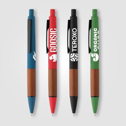 Tide Recycled Plastic Wood Grip Pen