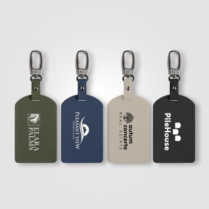 Malm&ouml; Recycled Metal Carabiner Luggage Tag - 6.5 x 17.5 cm