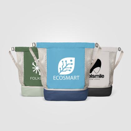 Neri Recycled Mesh Drawstring Bag - 34L