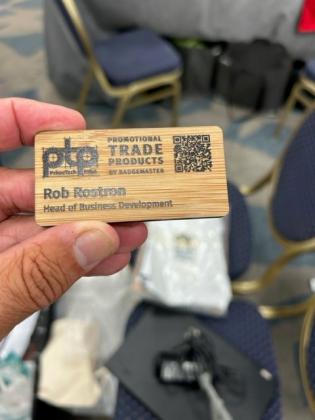 Bamboo Name Badge
