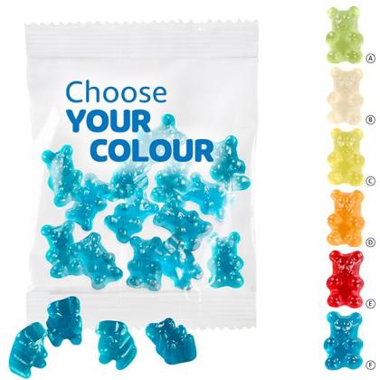 VEGAN 1-colour Premium-Bears, 10 g in a Conventional Bag
