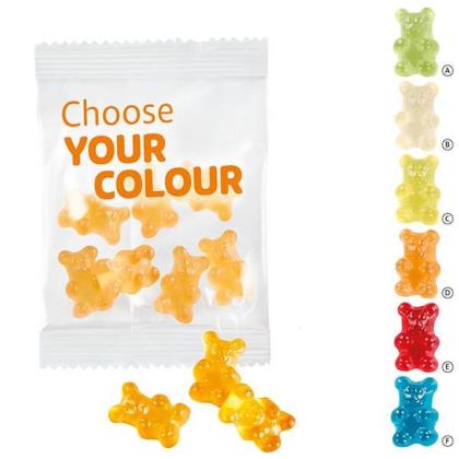 VEGAN 1-colour Premium-Bears, 15 g in a Conventional Bag