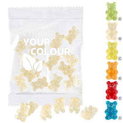VEGAN 1-colour Premium-Bears, 15 g in a Compostable Bag