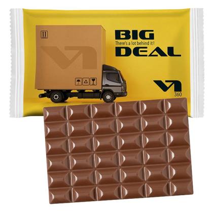 Chocolate Bar XL in a Paper Flowpack