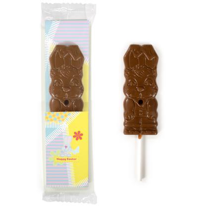 Milk Chocolate Easter Bunny Lollipop Wrap