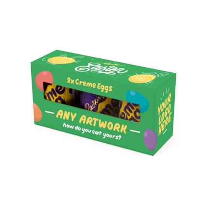 Easter Eco Triple Egg Box - Cr&egrave;me Egg x 3
