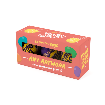 Easter Eco Triple Egg Box - Cr&egrave;me Egg x 3