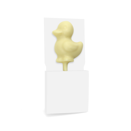 Easter Eco Lolly Box - White Chocolate - Duck Lolly