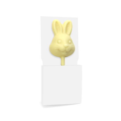 Easter Eco Lolly Box - White Chocolate - Bunny Lolly