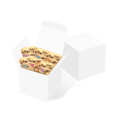 Easter Eco Maxi Cube - Foiled Bunnies x 6