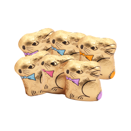 Easter Eco Maxi Cube - Foiled Bunnies x 6