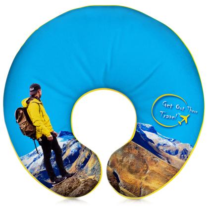 Promotional Travel Pillow U-Shaped Neck Pillow (Full Colour)