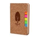 Cortez Cork Notebook with Flags