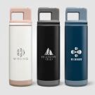 Grosche Alpine Stainless Steel Removable Straw Flip n' Sip Bottle &ndash; 590 ml