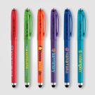 Prism Recycled Plastic Fidget Ball Stylus Gel Pen