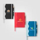 Grete Recycled Wave Pattern Journal Pen Set - A5