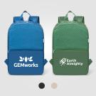 Sora Recycled 210D Polyester Quilted Backpack - 13L