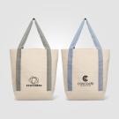 Niva 10 oz. Recycled Cotton Canvas Front Pocket Tote Bag &ndash; 12.25L