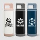 Grosche Alpine Stainless Steel Removable Straw Flip n' Sip Bottle &ndash; 590 ml
