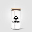 C&aacute;diz Glass Bamboo Lid Tumbler - 500 ml