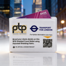 “NOMO Flippa PVC” – RFID shielding oyster travel/bank card wallet