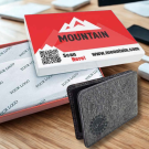 “NOMO Flippa” – oyster style travel/bank RFID minimal cardholder-Leather & Eco options SKU:NOMORFIDFLIP1