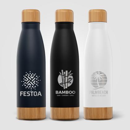 Ibiza Bamboo - 650 ml Double-Wall Stainless Bottle