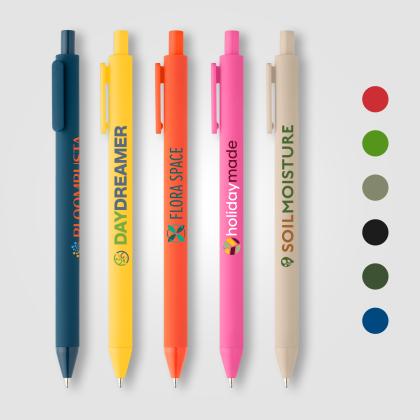 Bloom Recycled Plastic Retractable Soft Touch Pen