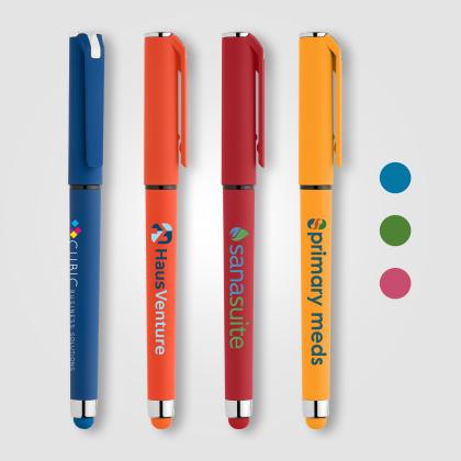 Islander Recycled Plastic Brights Gel Grip Pen