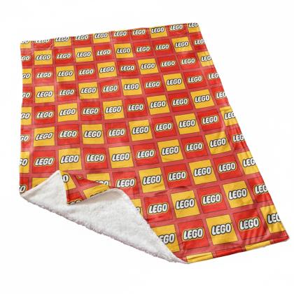 Custom Printed Sherpa-Lined Blanket