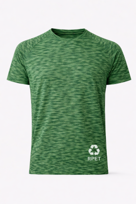 RPET TEXTURED PRINT TEE SHIRT