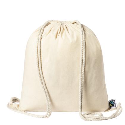Sanfer Fairtrade Drawstring Bag - NATURAL