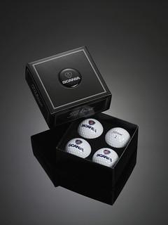 TITLEIST VELOCITY GOLF BALLS PRESENTED IN A 4 BALL DOME BOX