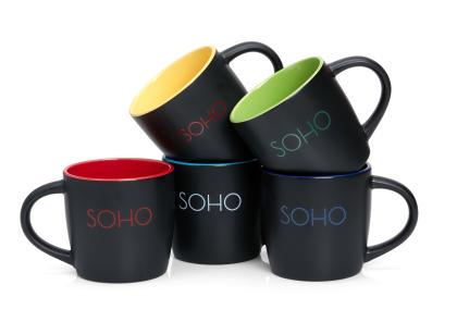 Soho Matt Black Earthenware Mug