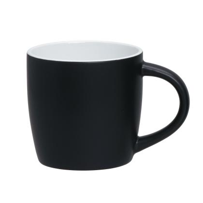 SOHO Matt Black/White Ceramic Mug