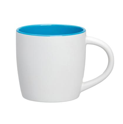 SOHO Matt White/Blue Ceramic Mug