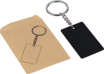 The Jax - Recycled stainless steel keyring