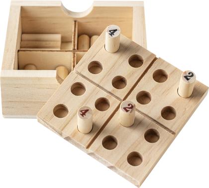 The Kenza - Mini wooden Sudoku set