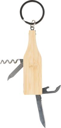 The Inaya - Bamboo multi tool keychain