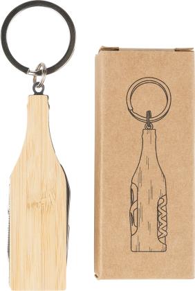 The Inaya - Bamboo multi tool keychain