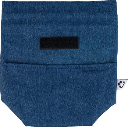 The Mira - Recycled denim cooler roll-top bag