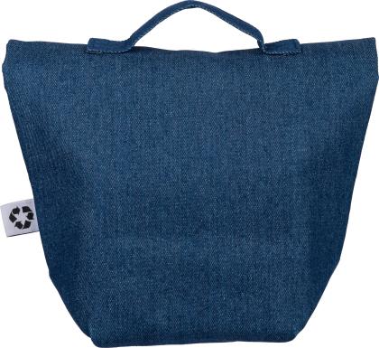The Mira - Recycled denim cooler roll-top bag