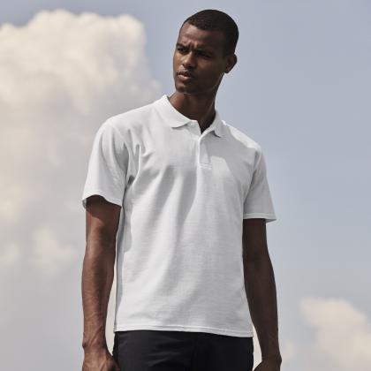 Original Adult White Polo Shirt - WHITE
