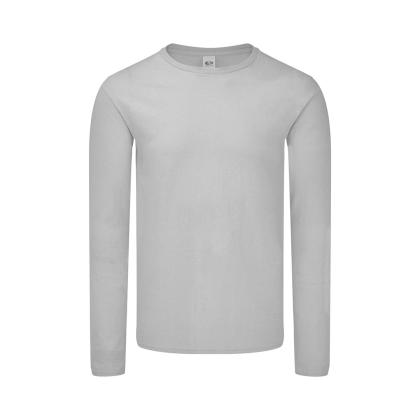 Iconic Long Sleeve T Adult Colour T-Shirt - GREY
