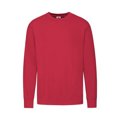 Lightweight Set-In S Adult Sweatshirt - RED