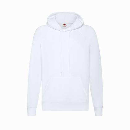Lightweight Hooded S Adult Sweatshirt - WHITE