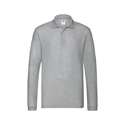 Premium Long Sleeve Adult Polo Shirt - HUNTER
