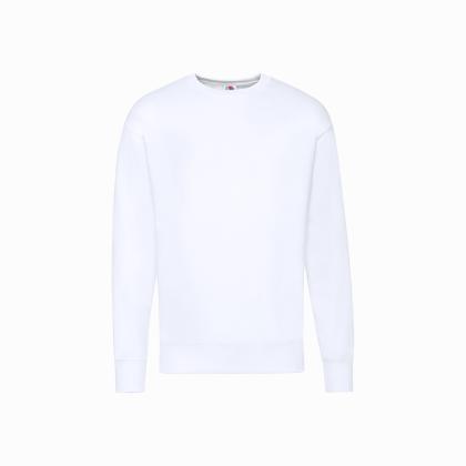 Classic Set-In Sweat Kids Sweatshirt - WHITE